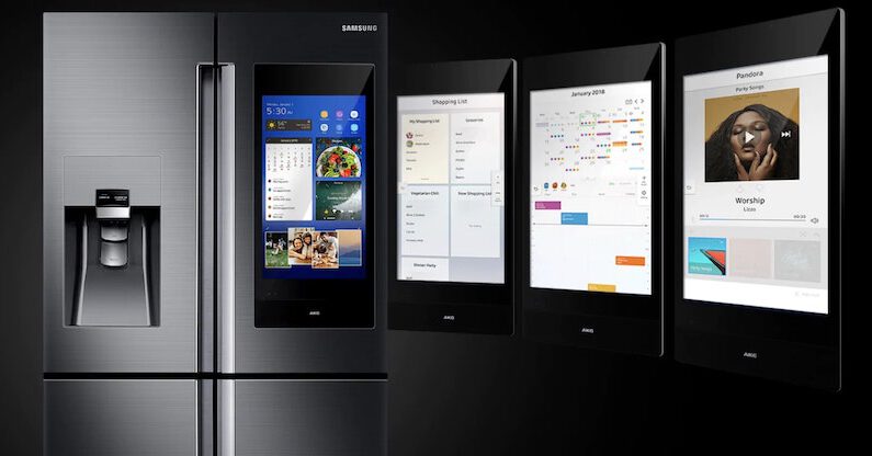 Order Groceries, Play Music, and Call Ubers on this Smart Fridge