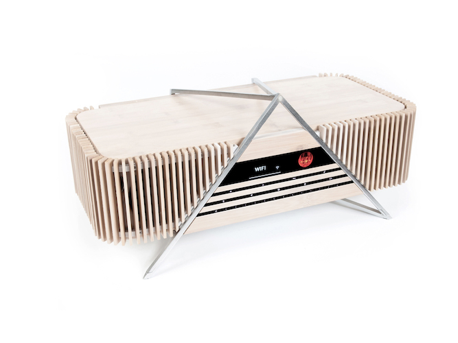 iFi Introduces Bamboo-clad Aurora Wireless Music System