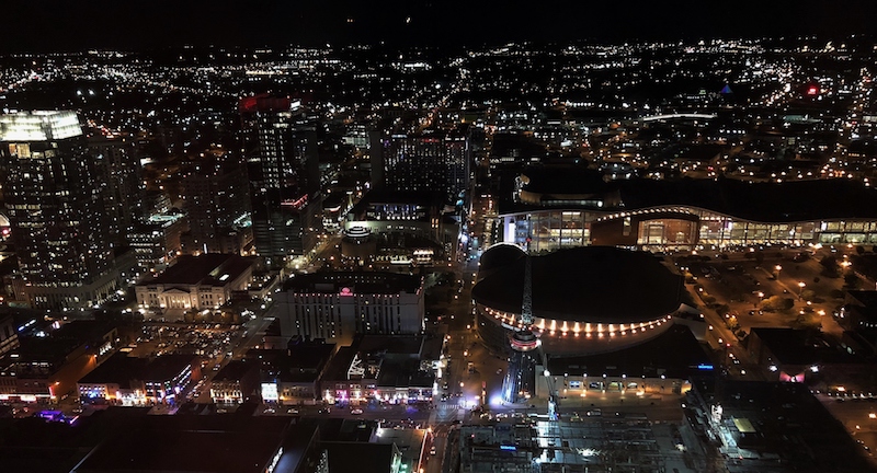 Nashville penthouse view