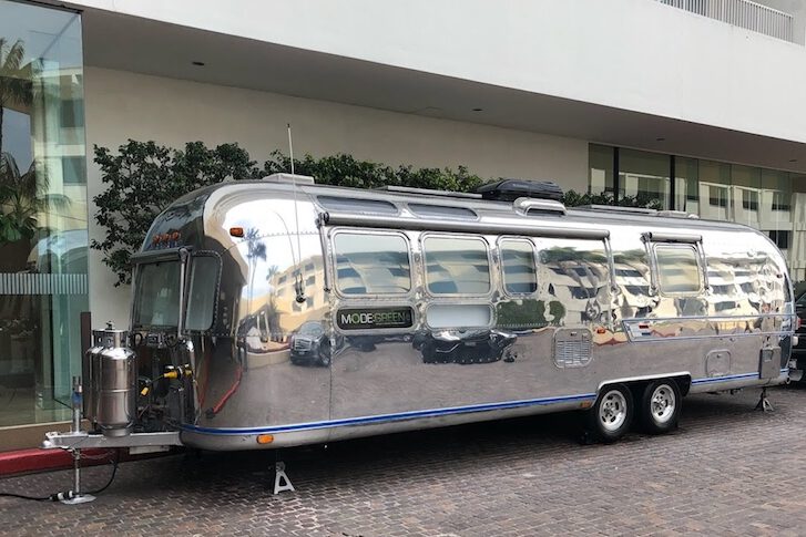 Mode:Green Rolls Into Tech Events Using an Airstream Mobile Showroom
