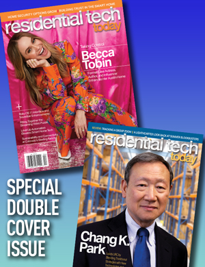 Double Cover issue of Residential Tech Today