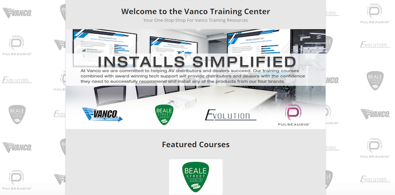 Vanco Launches Online Training Center for its Four Brands