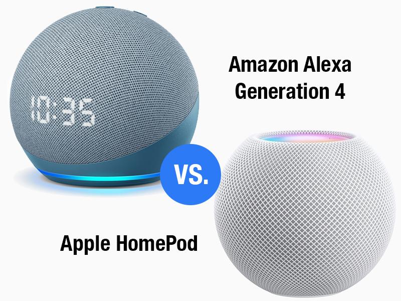 Showdown: Apple HomePod mini vs. Amazon Generation 4 Echo Dot 