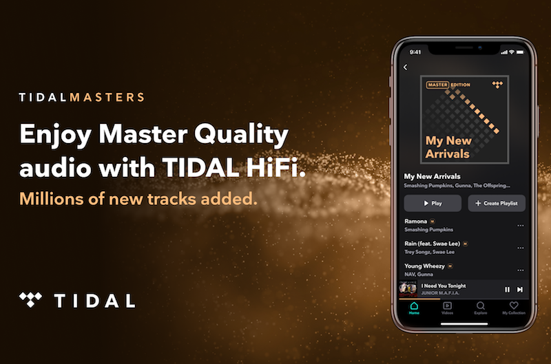 TIDAL Adds Millions of Master Quality Streaming Audio Tracks from Warner Music Group