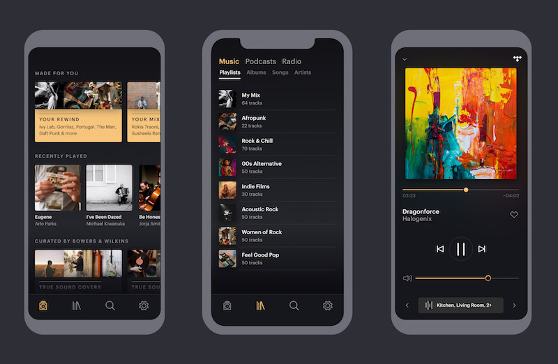 Bowers & Wilkins Music App Formation