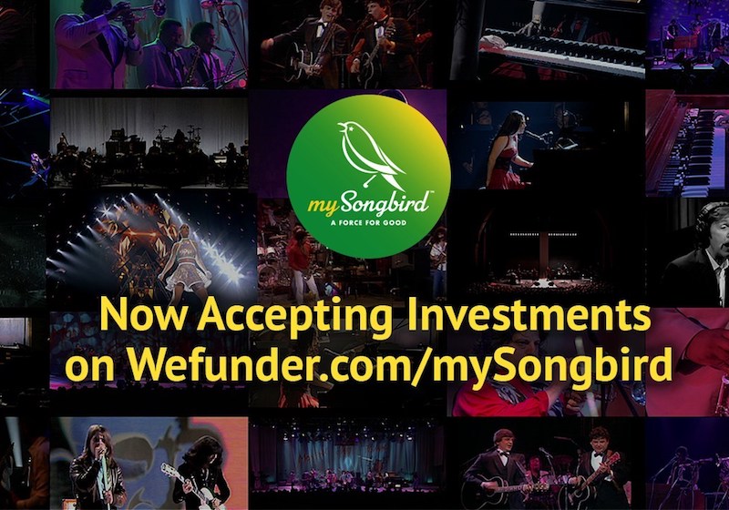 mySongBird Provides Concert-Specific Video Streaming Platform