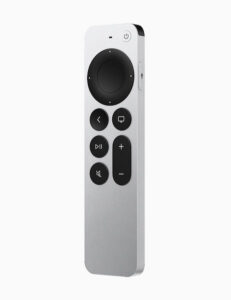 Apple TV remote side