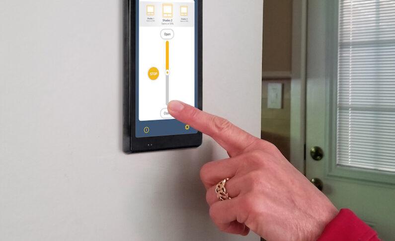 Somfy PoE Touch Panel Room Controller Designed to Improve User Experience