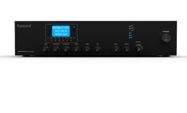 Russound All-in-One MIXAMP-60 is 70V/100V Mixer Amp for Light Commercial Projects