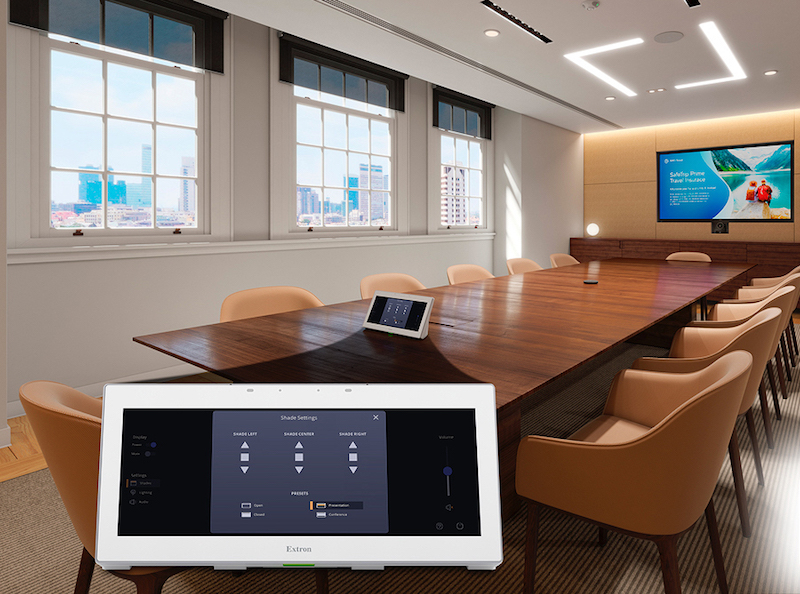 Somfy and Extron Partner to Integrate AV and Environmental Controls