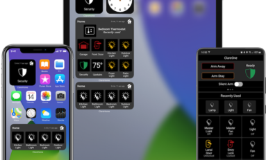 Clare Controls Debuts Customizable Home Screen Widgets for iOS15 and Android 12
