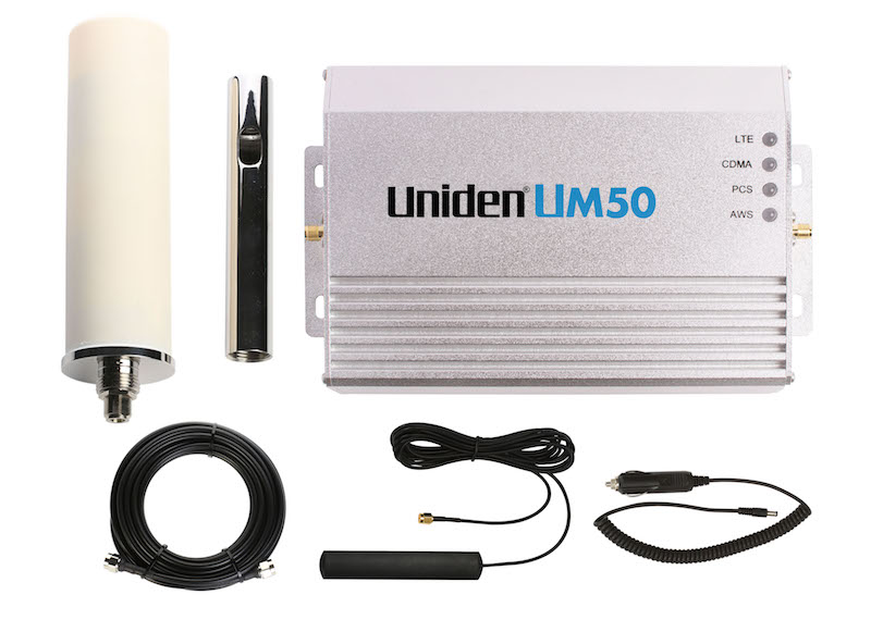 Uniden Cellular Booster Kits are Designed for Consistent Reception on the Go
