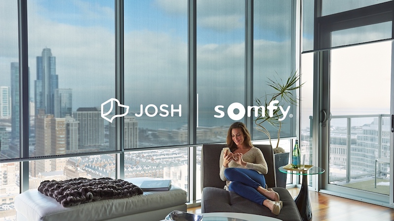 Josh.ai and Somfy Partner Up for Control of Motorized Solutions