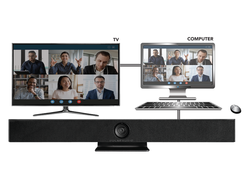 How the Vanco PulseAudio Collaboration Video Bar Mimics Real Meetings