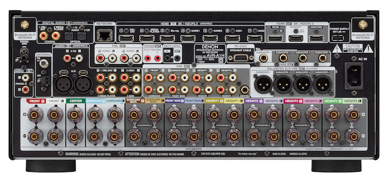 Denon AVR-A1H Flagship Features 15 Channels of Power, Up to 150W Per Channel