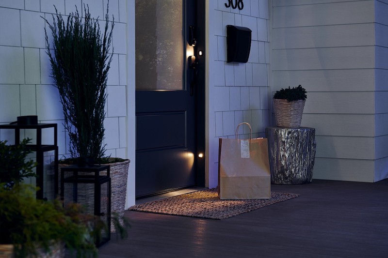 Masonite M-Pwr Front Door Night