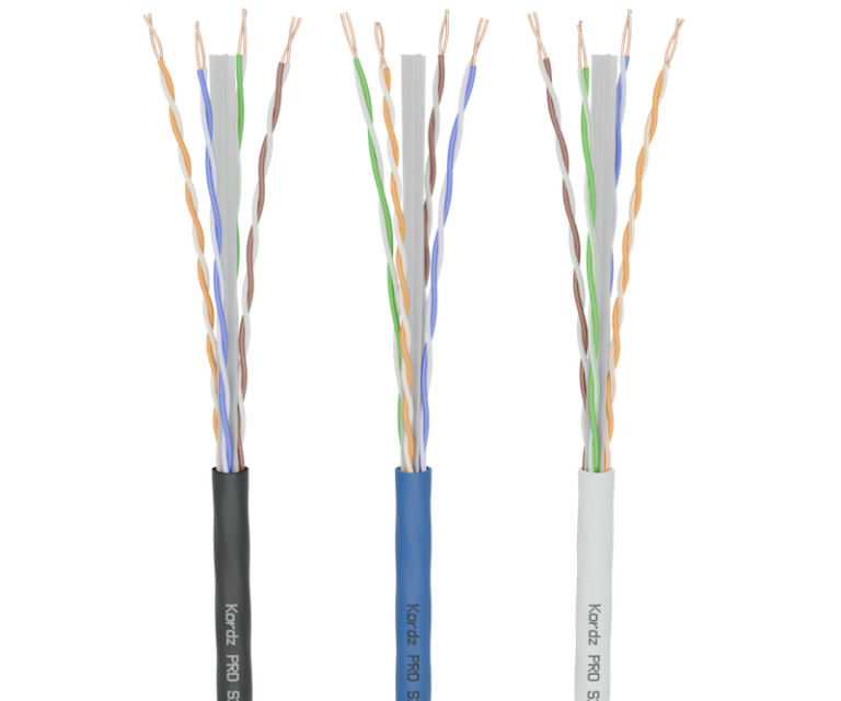 Kordz PRO SlimCat Network Cable is Half the Size of Typical Cat6