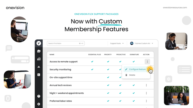 OneVision Custom Membership Features