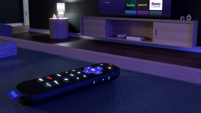 Roku Ultra backlit remote