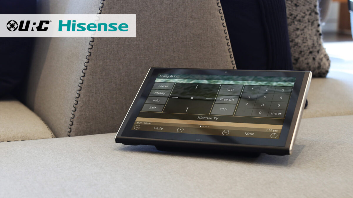 urc hisense smart tvs total control