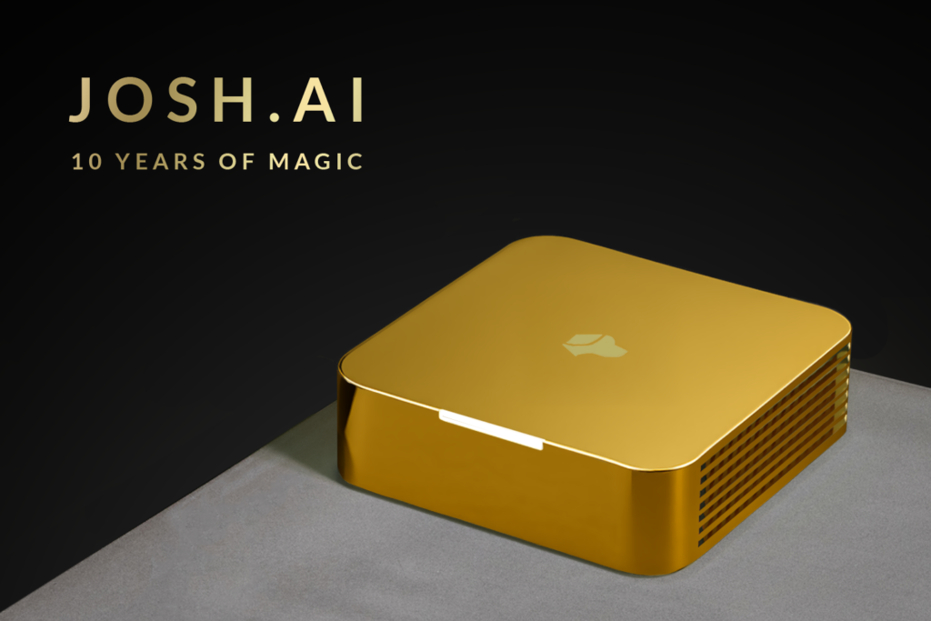 Josh.ai Josh One gold 10th anniversary